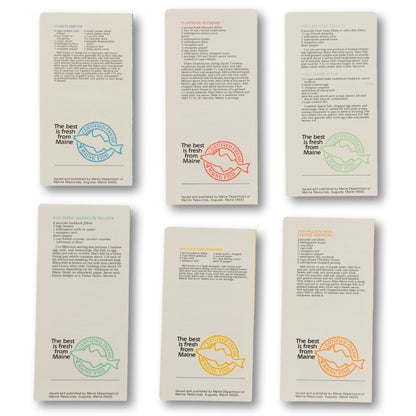 Set of 6 Fish Recipe Brochures