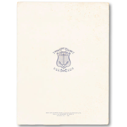 "Enjoy Life in Rhode Island" Booklet