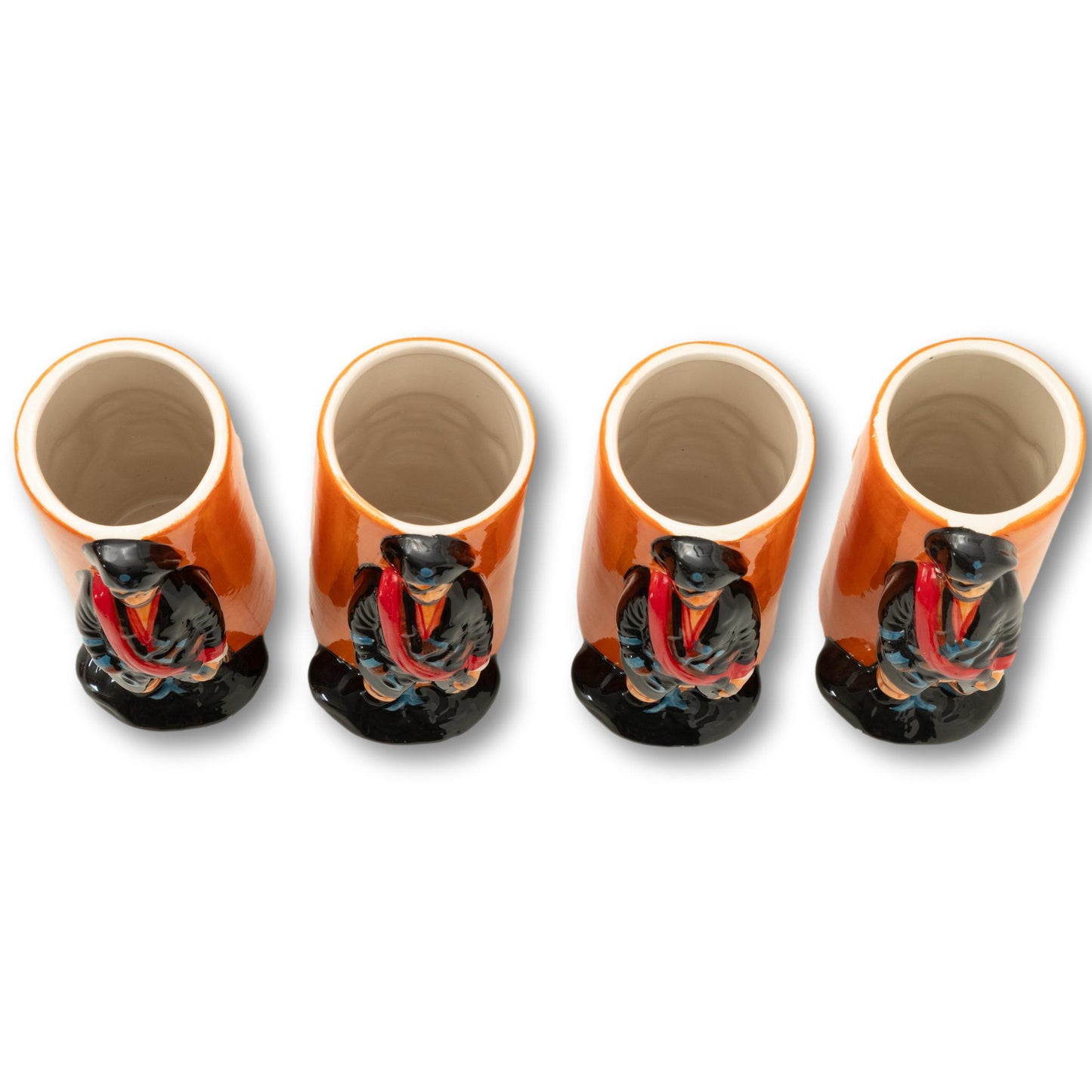 Set of 4 Pirate Mugs