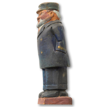 Captain in Navy Coat