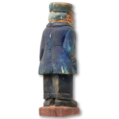 Captain in Navy Coat