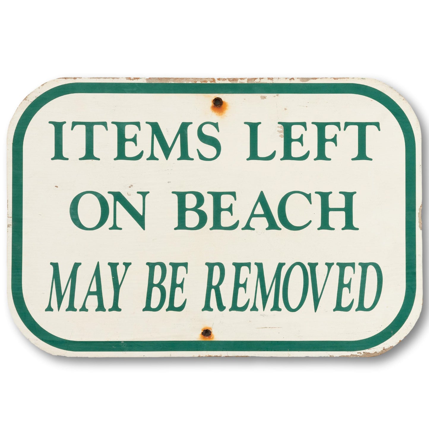 '80s Beach Sign