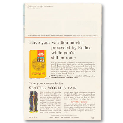 Kodak 1962 Film Brochure