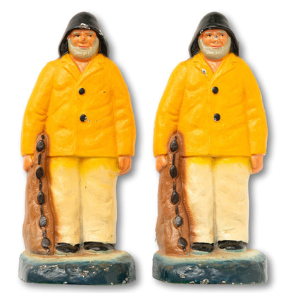 Fishermen w/ Nets Bookends