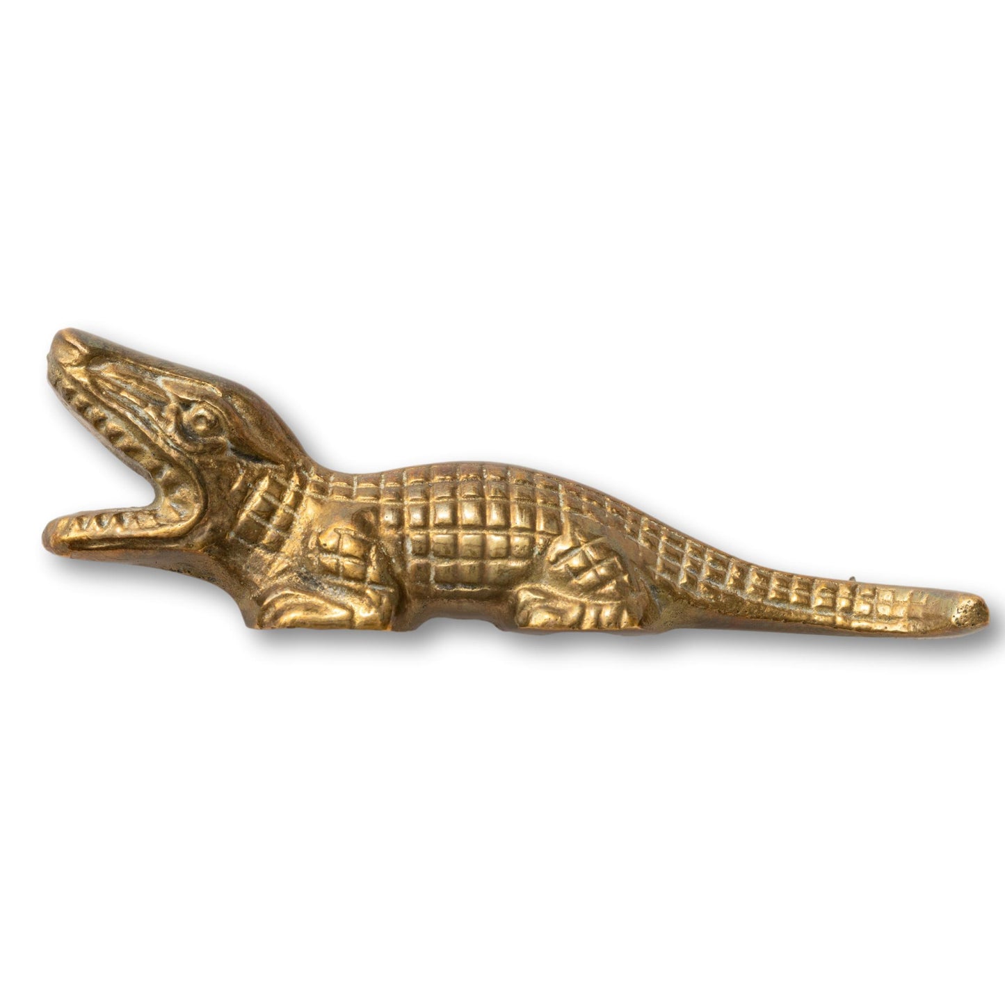 Small Brass Alligator