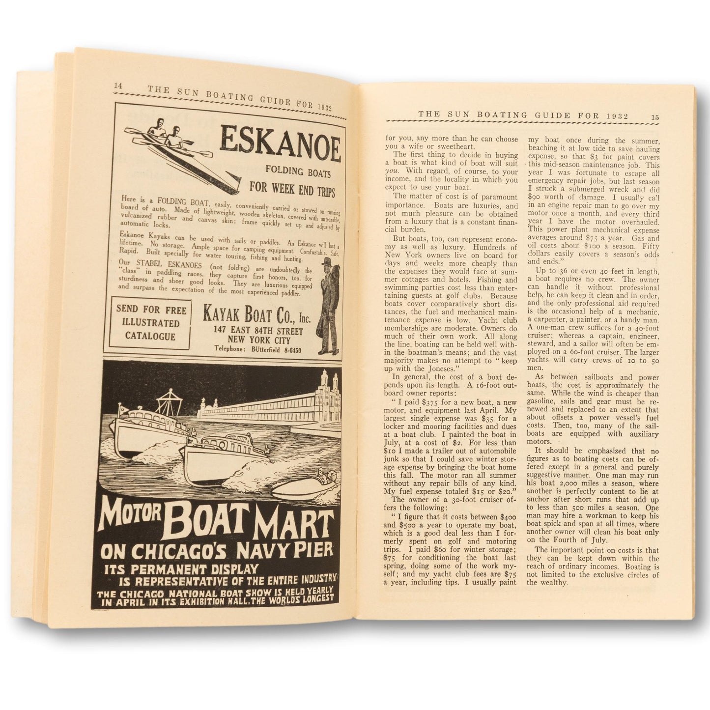 Boating Guide for 1932