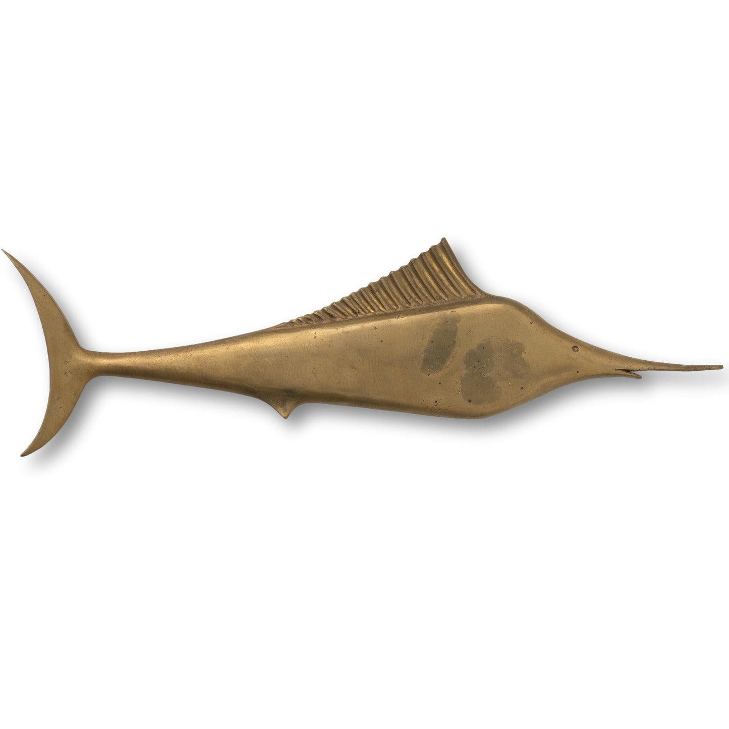 Mid-Century Brass Swordfish