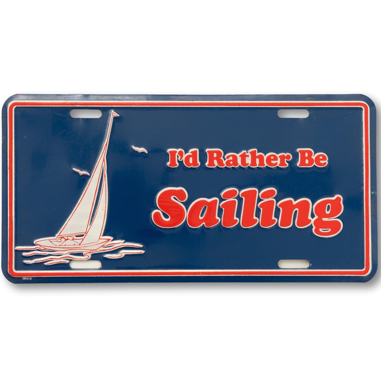 "I'd Rather Be Sailing" Plate