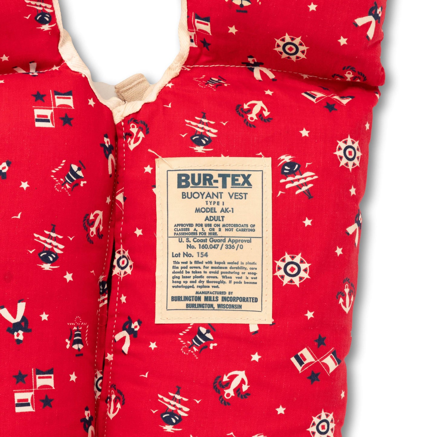 Nautical Print Life Vest