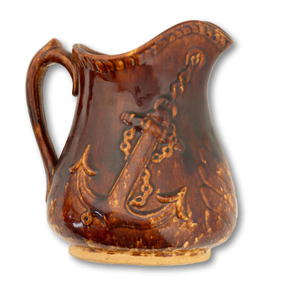 Rockingham-style Anchor Pitcher