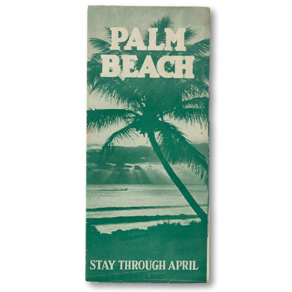 Palm Beach Brochure with Fold-Out Poster