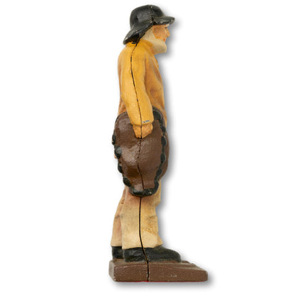 Large Cast Iron Gloucester Fisherman