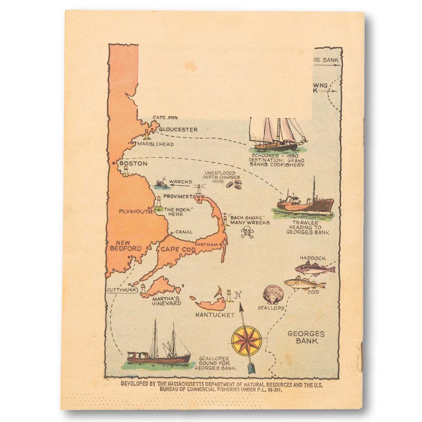 "Massachusetts Men Against the Sea" Booklet