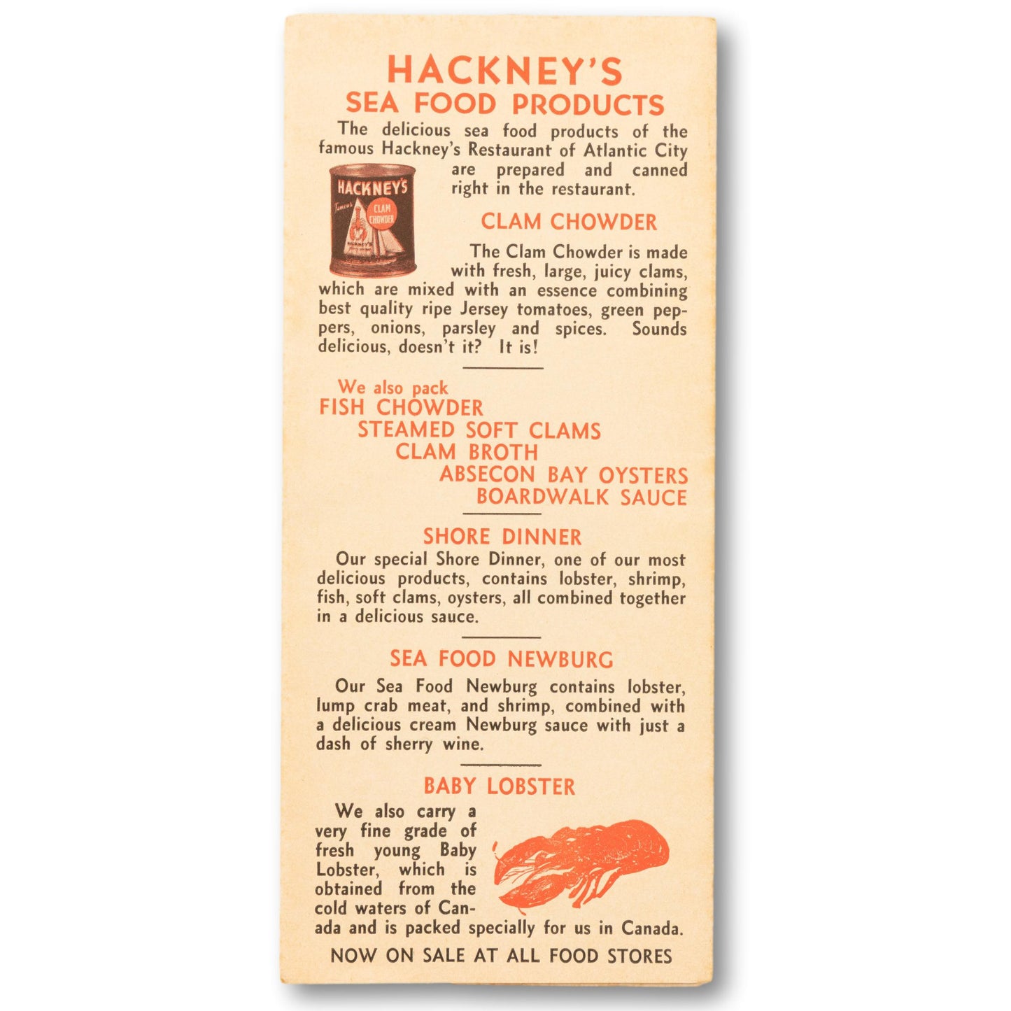 Map to Hackney's Famous Seafood