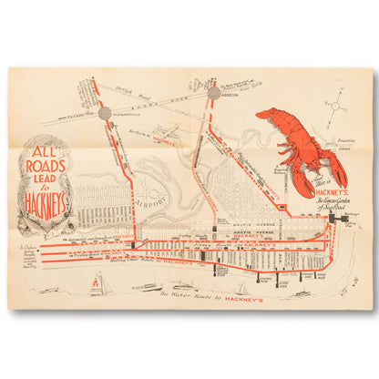 Map to Hackney's Famous Seafood