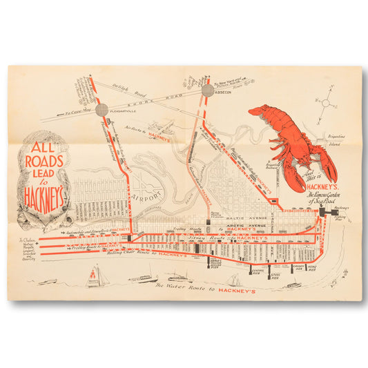 Map to Hackney's Famous Seafood
