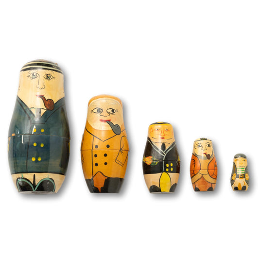 Sea Captain Nesting Dolls