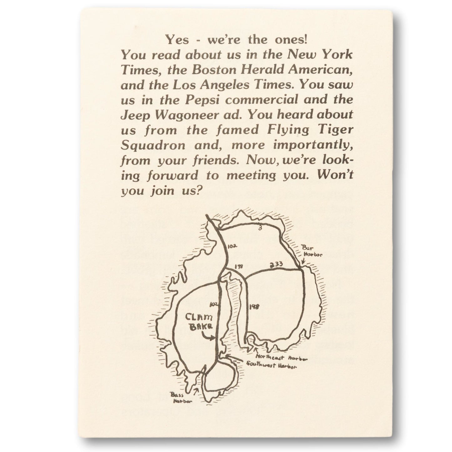 Maine Clam Bake Invitation