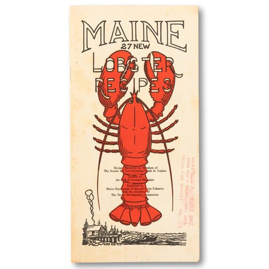 "Maine Lobster Recipes" Booklet