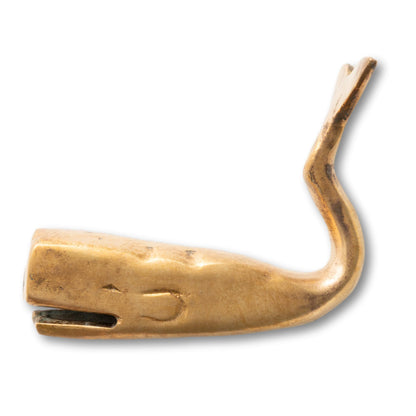 Small Blocky Brass Whale