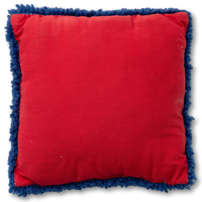 Small Hooked Sailboat Pillow