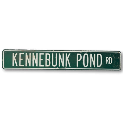 "Kennebunk Pond" Road Sign