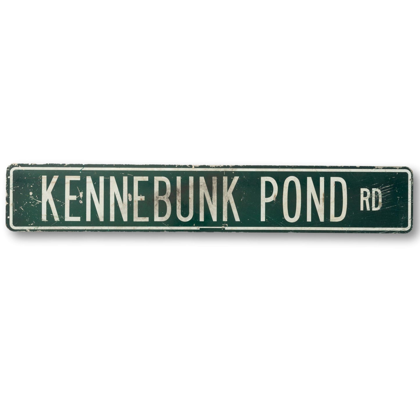 "Kennebunk Pond" Road Sign
