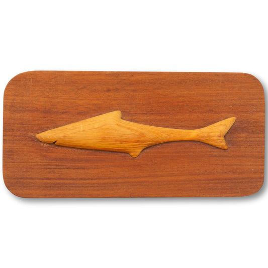 Shark Silhouette on Plaque