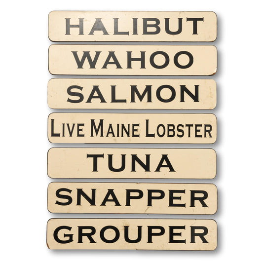Seafood Market Signs