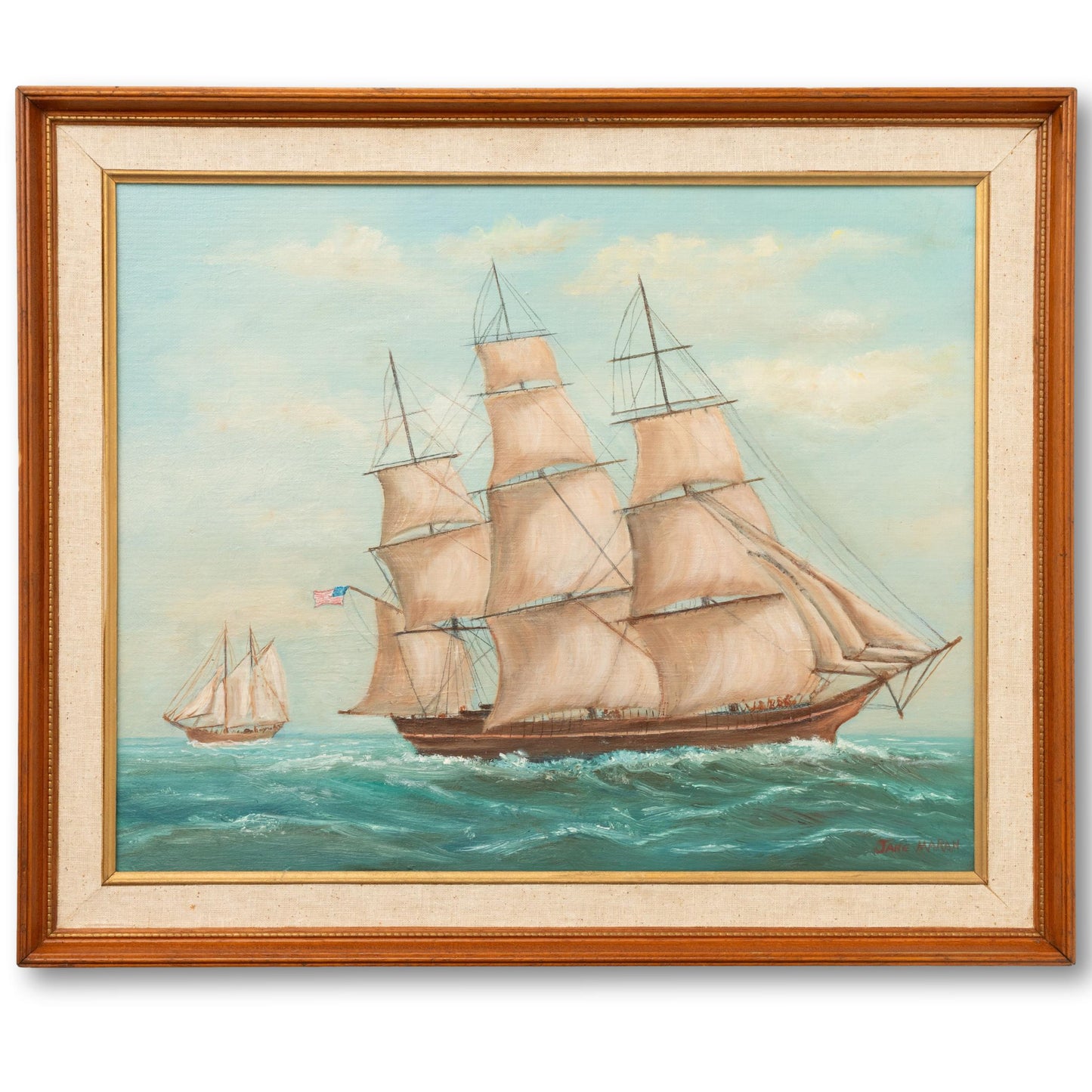 Clipper Ship Painting