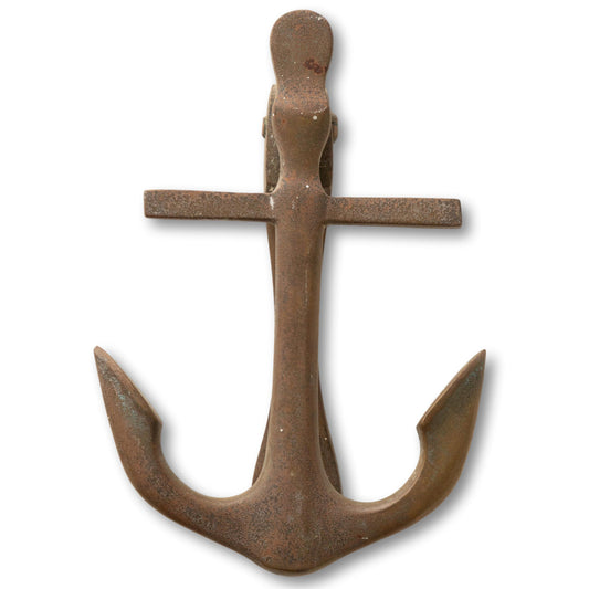 Dark Brass Anchor Door knocker