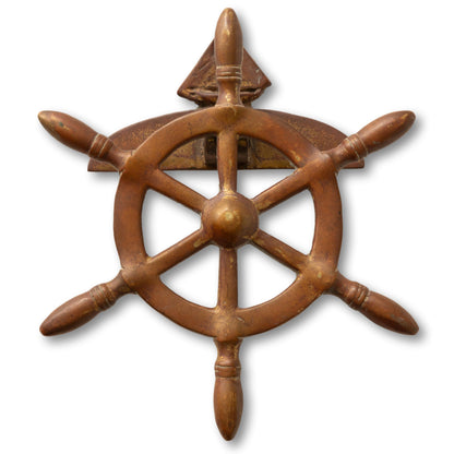 Ship's Wheel Door Knocker