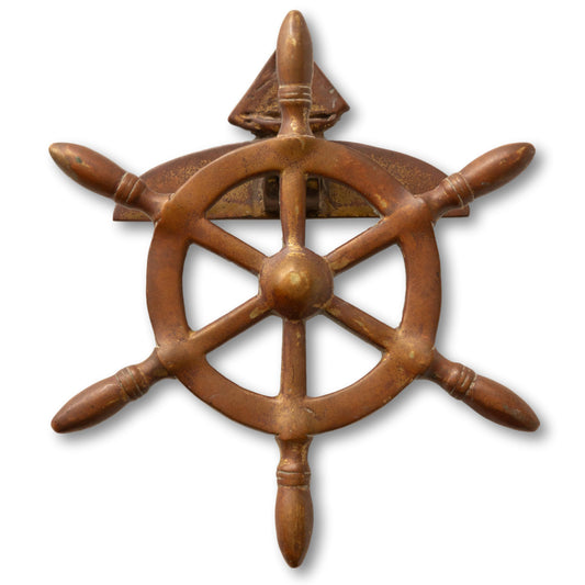 Ship's Wheel Door Knocker