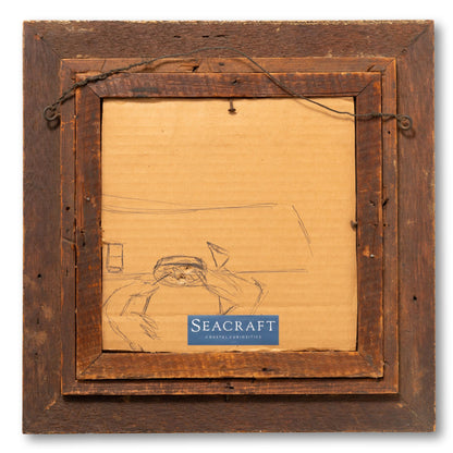 Framed Round Ship Print