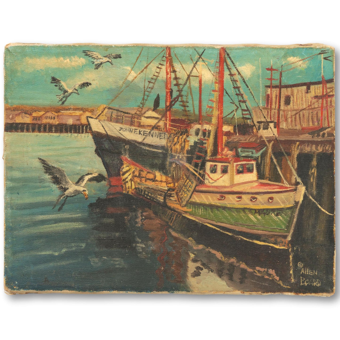 John F. Kennedy Boat Painting