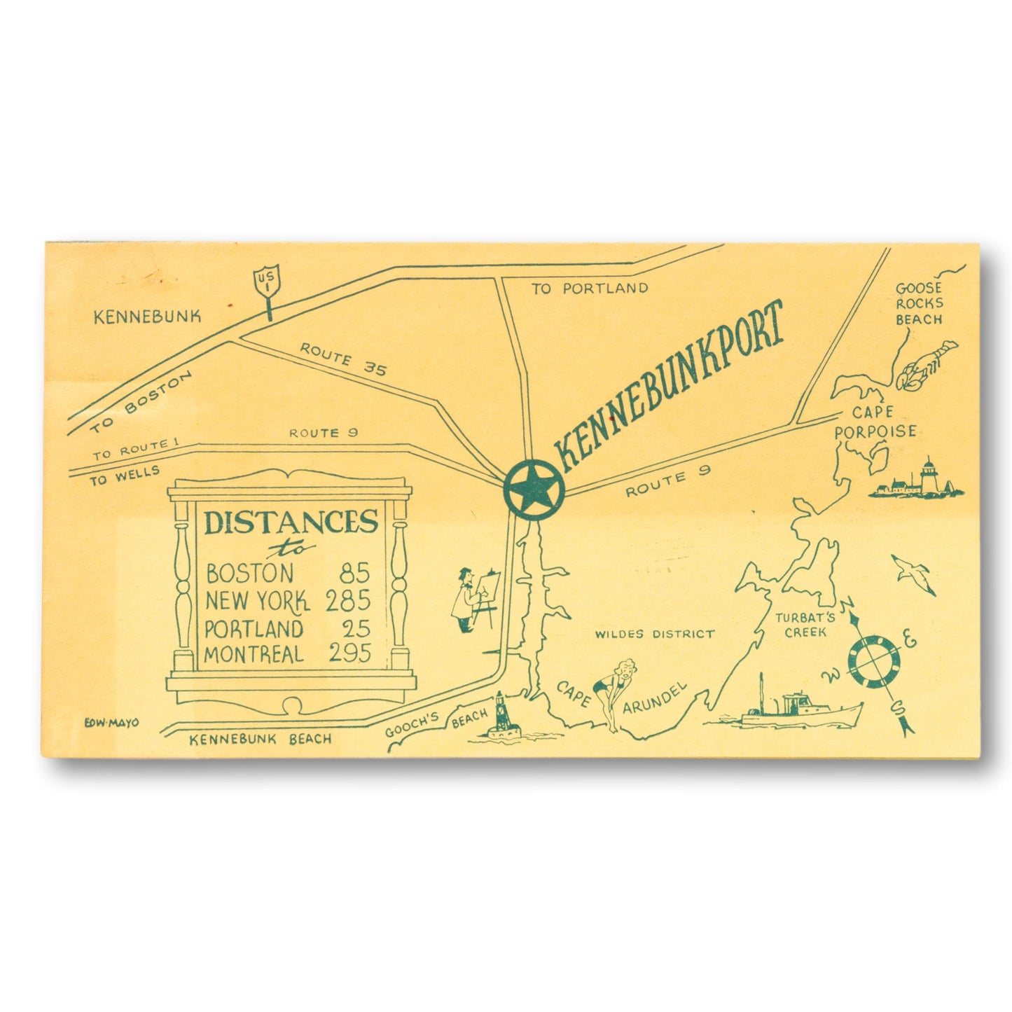 RARE 1953 Kennebunkport 300th Anniversary Brochure