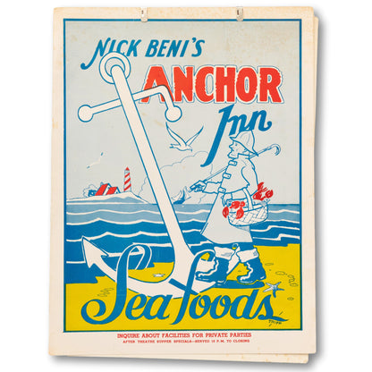 XL Seafood Menu