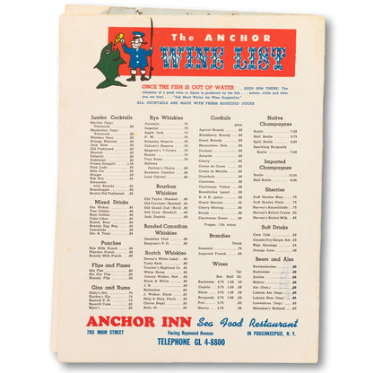 XL Seafood Menu