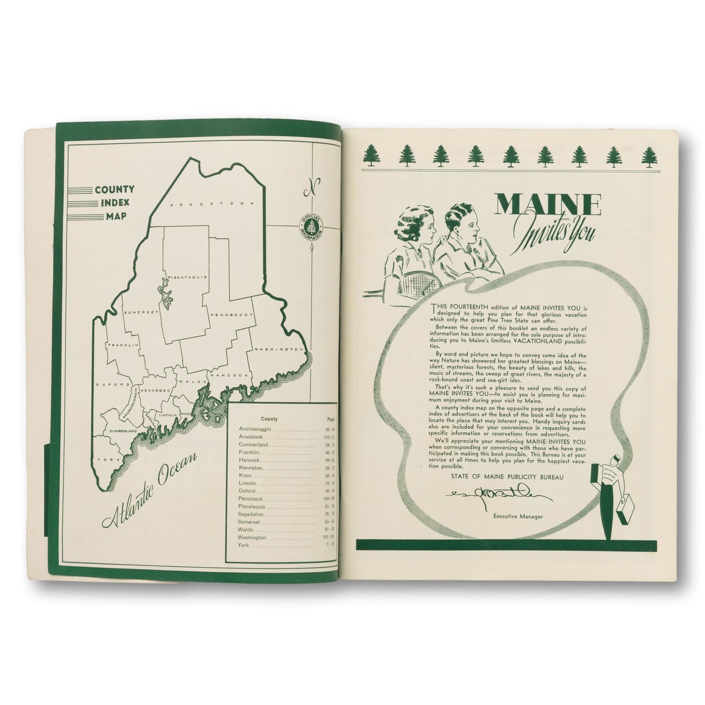 1940's Maine Tourism Guide