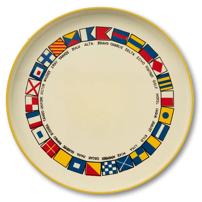 Signal Flag Cocktail Tray