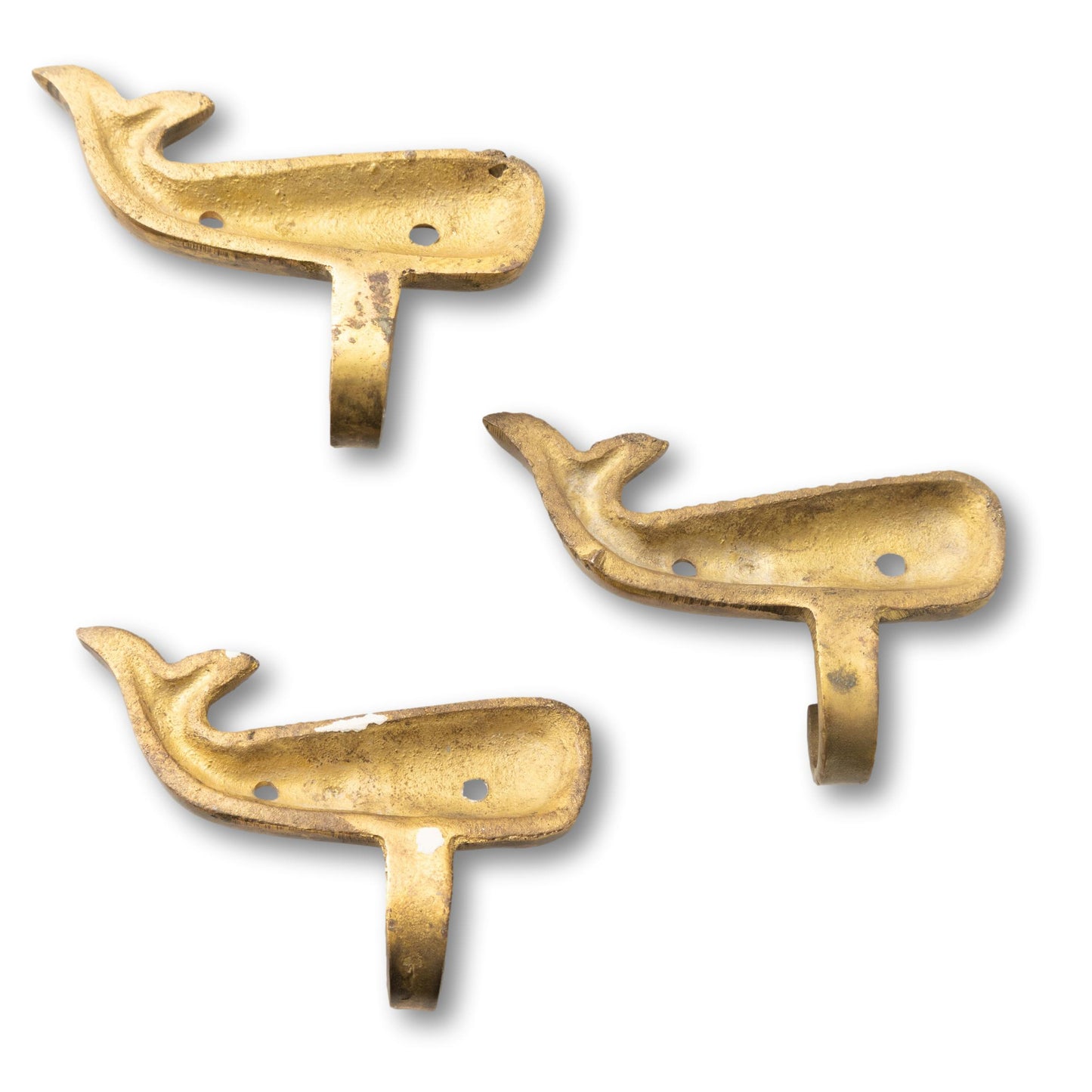 Trio of Whale Hooks