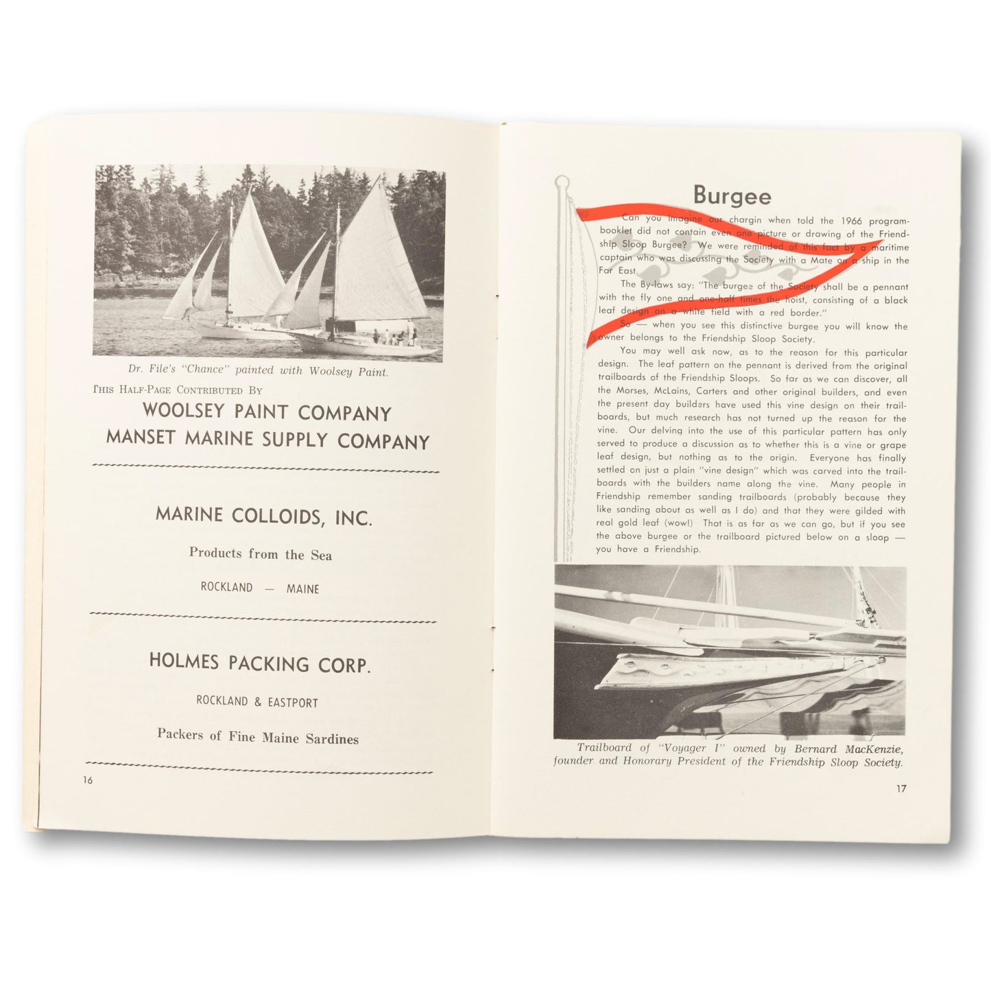 1967 Maine Boat Race Guide