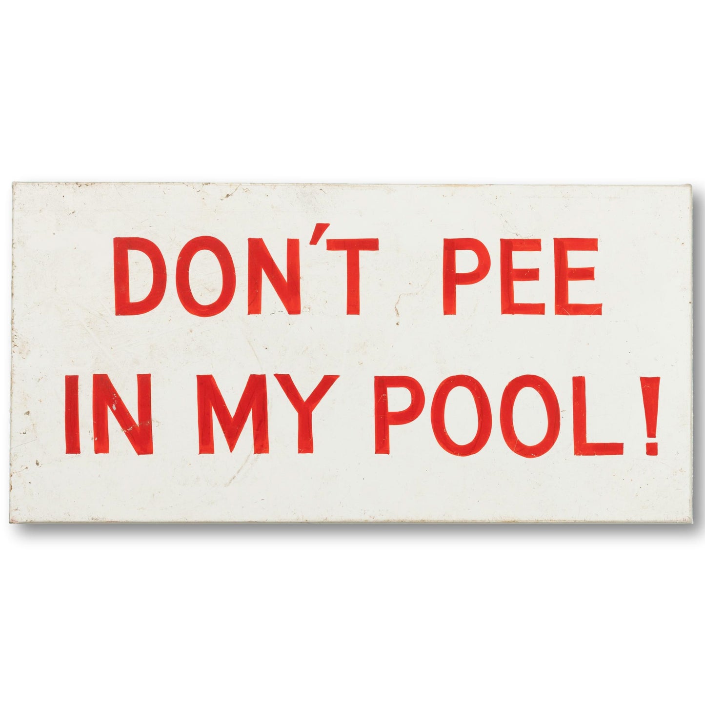 Humorous Pool Sign
