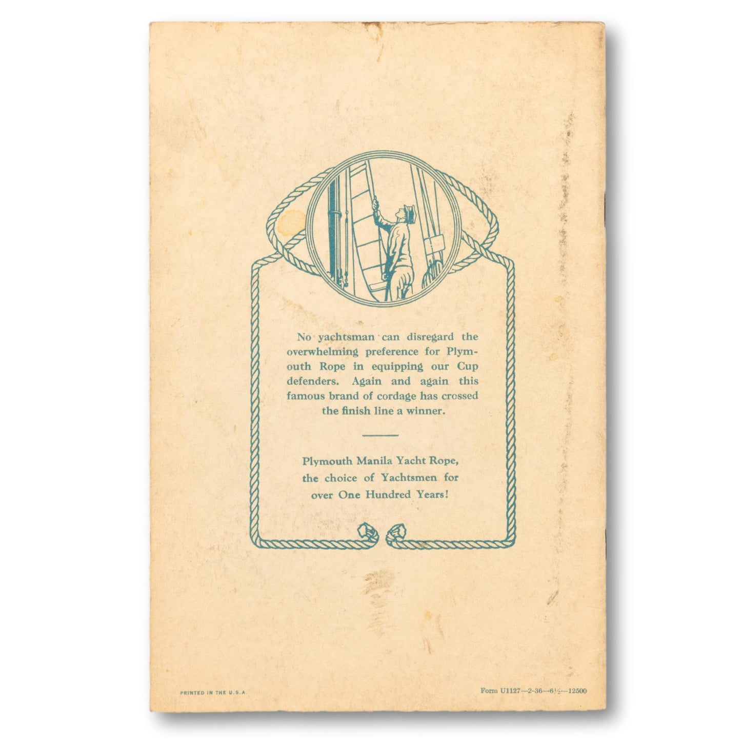 1936 Rope for The Boatman