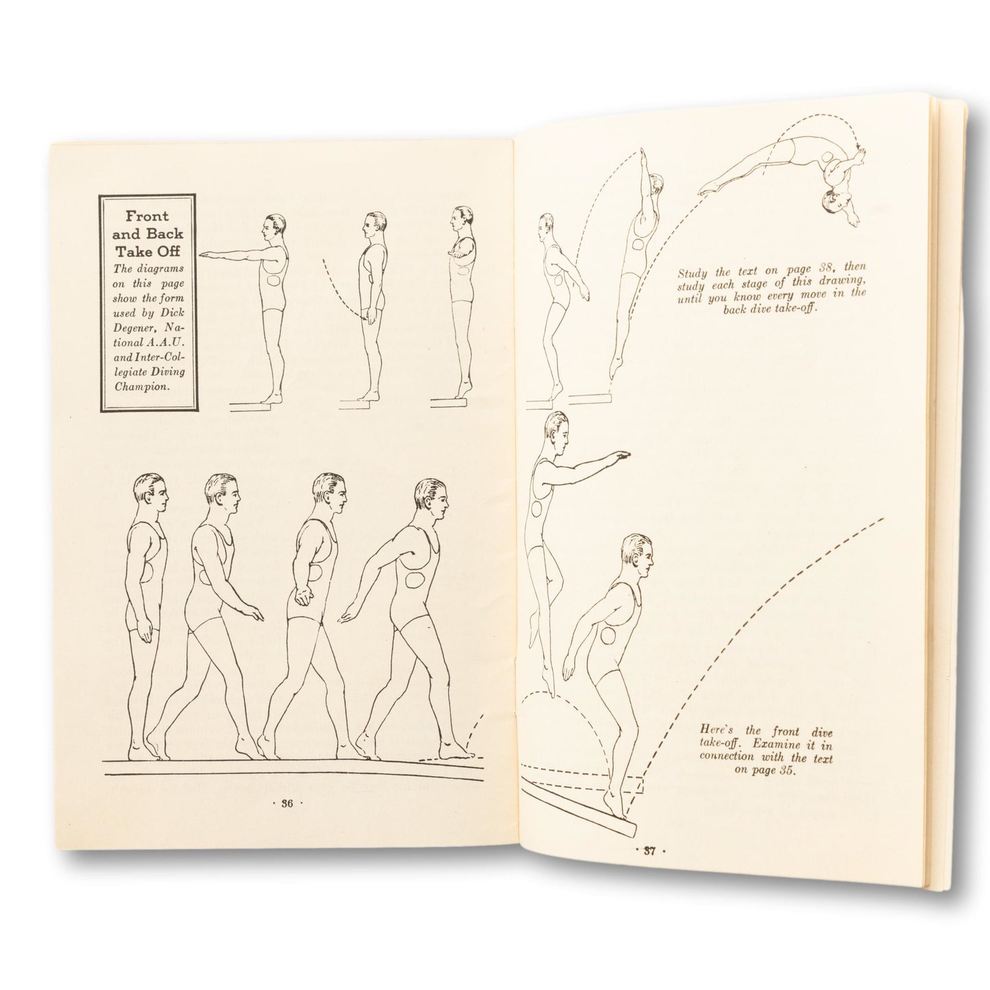 1934 Kellogg Cereal Swimming and Diving Booklet