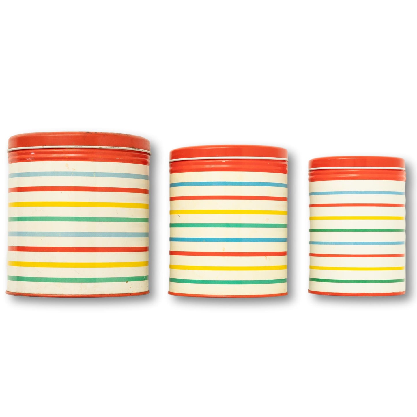 Striped Canister Set
