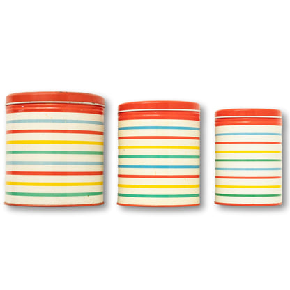 Striped Canister Set