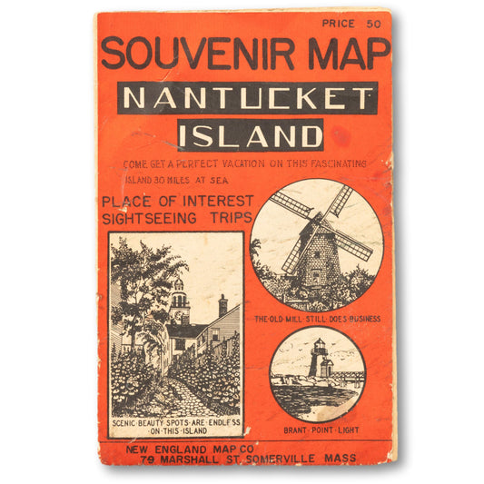 Souvenir Map of Nantucket Island