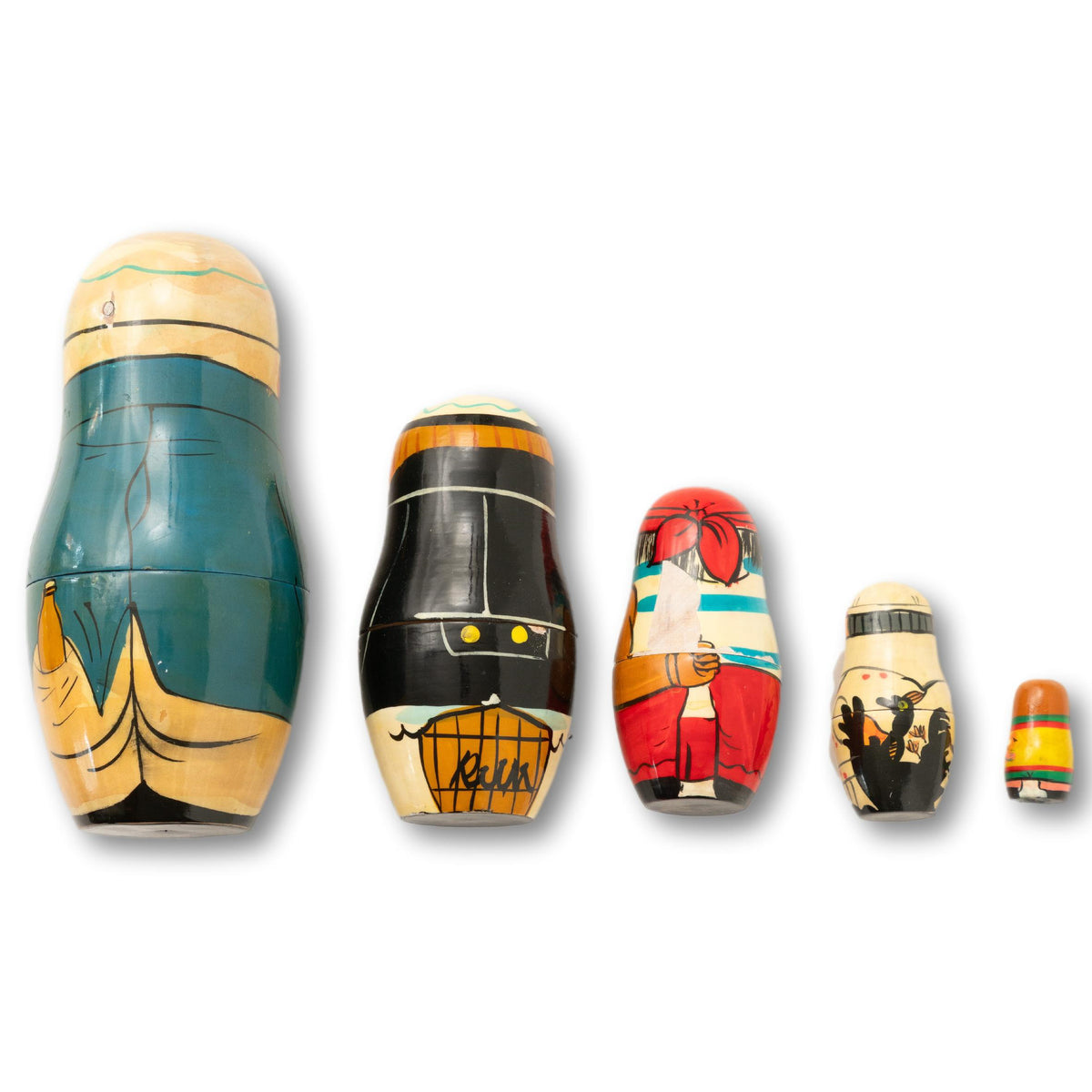 Nautical Nesting Dolls
