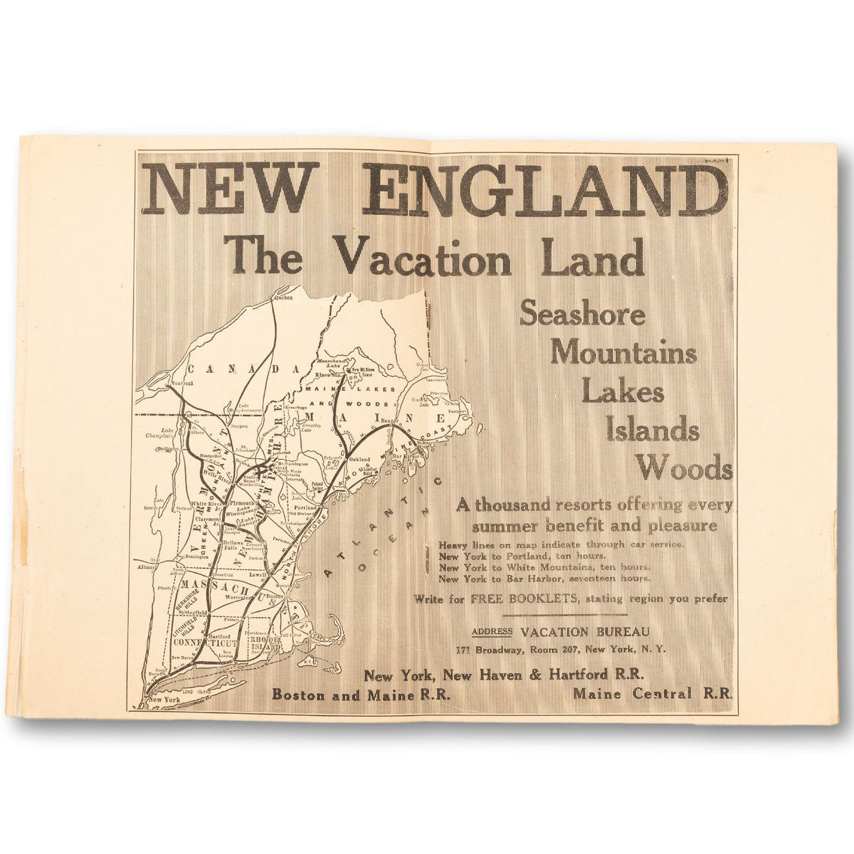 1917 New England Recreation and Resort Guide